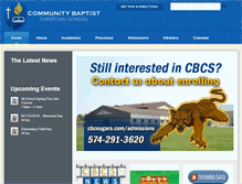 Tablet Screenshot of cbcougars.com